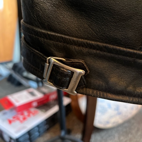 Straight to Hell - The offender - REAL Buffalo Leather Jacket RARE Discontinued - Picture 4 of 16